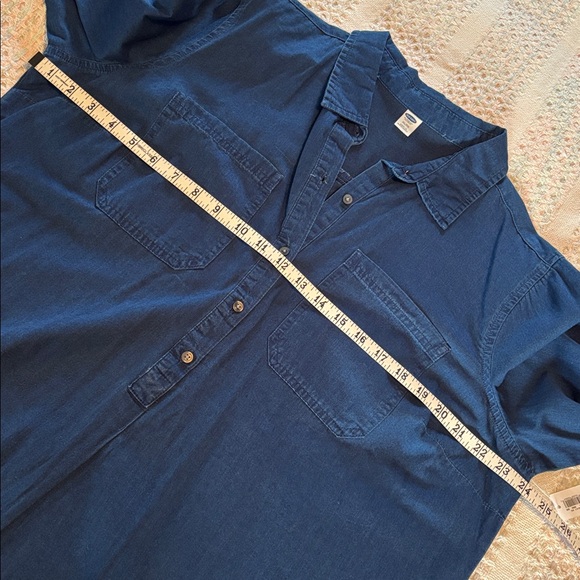 NWT Old Navy denim blue shirt dress * sz XL - Picture 9 of 10